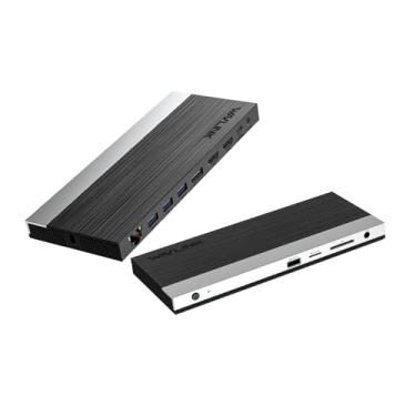 Imagem de Docking Station USB C para Notebook com Triplo Monitor (2 HDMI, DisplayPort) e 100W PD 3.0, Hub com 4 USB 3.0, 2 USB C e Ethernet Gigabit RJ45