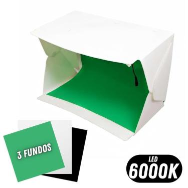 Imagem de Mini Studio P/ Fotografar Produtos Plus Desmontável Evobox