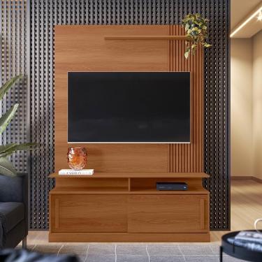 Imagem de Rack Lukaliam Móveis C- Painel Tv Até 60 Polegadas Chicago Jequitiba