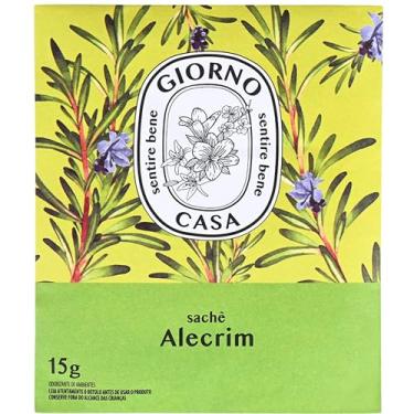 Imagem de Sachê Perfumado Para Armário e Gavetas, Alecrim, Giorno Casa, 15 g, Verde