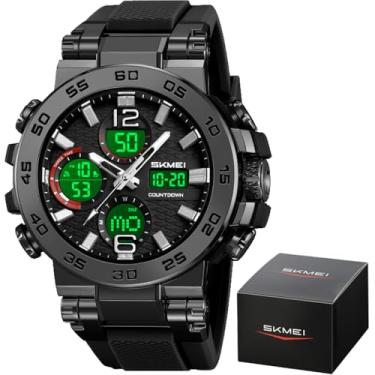 Imagem de Relógio Masculino Sk 2499 Á Prova D'água 50m Digital Esportivo Shock Preto