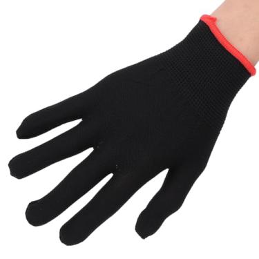 Imagem de SPYMINNPOO Luva de Guitarra Preta, Ultrafina, Macia, Nylon, Protetor de Dedo para Instrumentos de Cordas, Iniciantes a Músicos Profissionais, 1 Peça (M)