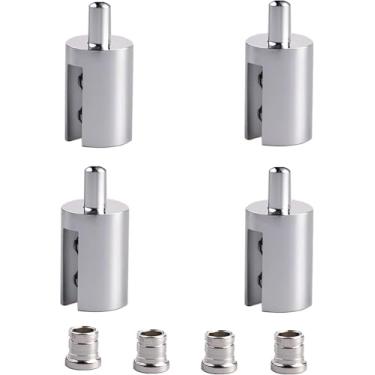 Imagem de bjsdkff Dobradiças de armário de vidro, dobradiças de armário de cozinha, dobradiças articuladas para cima e para baixo para portas de armário, dobradiças de porta de vidro para porta de vidro de