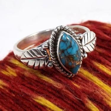 Imagem de Anel de declaração de design de folha vintage banhado a ouro branco turquesa oval zircônia cúbica embutida acessório personalizado ideal para uso diário feminino casual festa feriado aniversário amor