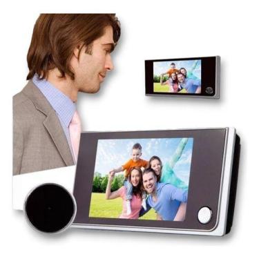 Imagem de Visualizador Olho Mágico Digital Câmera De Segurança  Mg117 - MG Metai