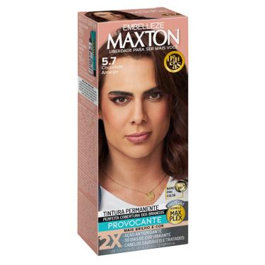 Imagem de Tinta de Cabelo Maxton Delícias Chocolate Amargo 5.7