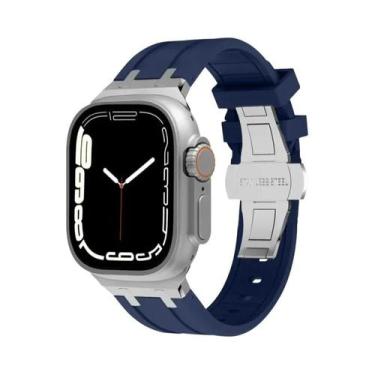 Imagem de Pulseira De Borracha Ultra Macia Para Apple Watch Band 49 45 44 41 42 