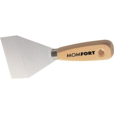 Imagem de Espatula Parede Momfort Laminada 06 Cabo Madeira 401006
