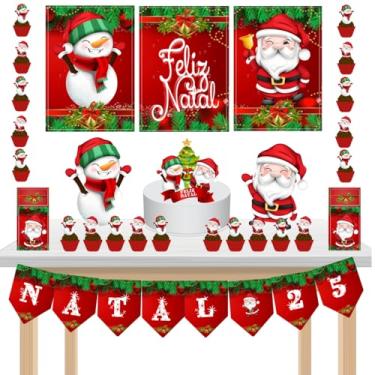 Imagem de Kit Festa Só um Bolinho Natal 36 itens