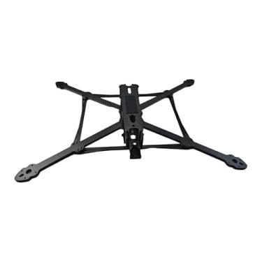 Imagem de KiBcsLic Quadro de quadricóptero, componente de quadro de drone com braços de reposição, acessórios de fibra de carbono para drones de corrida para iniciantes, 68 Cm