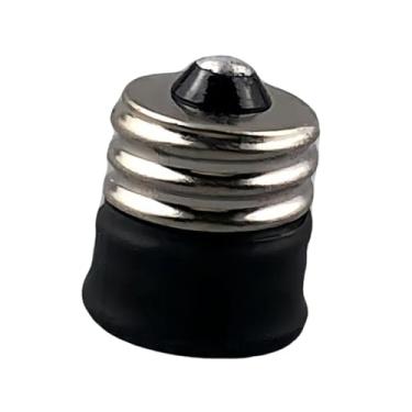 Imagem de Gralara Adaptador de base para lâmpada, adaptador de base padrão, prático e compacto para lâmpadas LED, fácil de instalar, E17 a E14