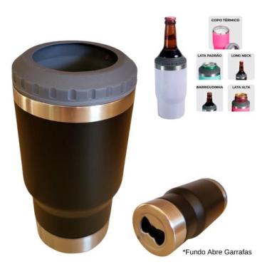 Imagem de Copo Térmico 5 em 1 Long Neck Bebidas Sempre Gelada ou Quente - DBrito