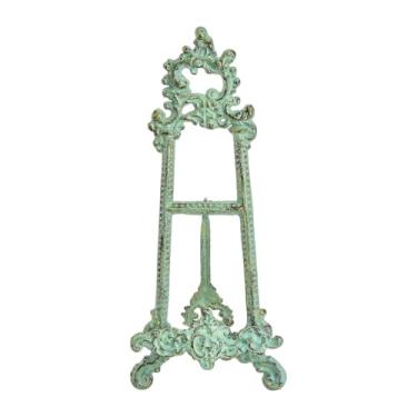 Imagem de XLWLLNJ Cavalete de Exibição Decorativo, Suporte para Livros, Colecionáveis, Revistas, Presentes, Decoração para Casa, Porta-Retratos, Organizador para Sala, Verde