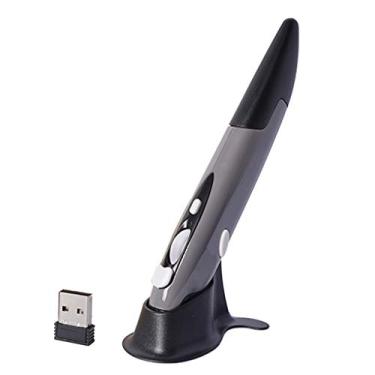 Imagem de balikha Caneta USB Sem Fio de 2,4 GHz, Mouse, Laptop, Tablet, Laptop, Cinza