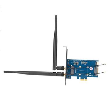 Imagem de SUNGOOYUE Adaptador WiFi Mini PCI-E Dual Band Com Suporte para Cartão SIM, Compatível Com Linux Mac OS, Inclui Antenas, Suporte, Cabo USB