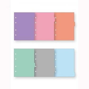 Imagem de Divisorias Caderno Colegial Com 6 Cores Foroni