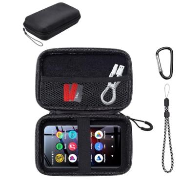 Imagem de Estojo de transporte para leitor de MP3 Innioasis G5 - Capa protetora rígida, bolsa de armazenamento portátil para viagem com cordão e mosquetão | Antiarranhões e à prova de choque