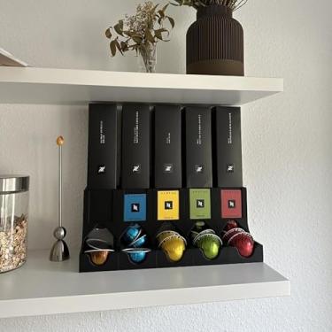 Imagem de Dispensador Modular para Cápsulas do Sistema Vertuo | Porta Cápsulas Compatível com Cápsulas Vertuo, com 3 e 2 Colunas – Uso Conjunto ou Separado