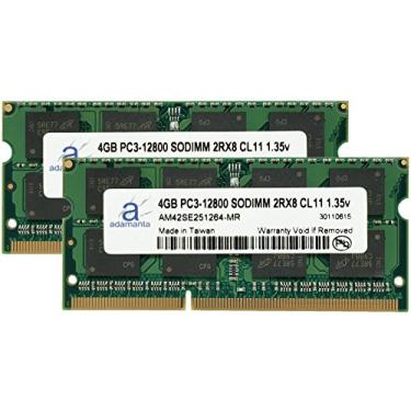 Imagem de Adamanta Atualização de memória Apple de 8 GB (2 x 4 GB) para iMac 21,5 polegadas DDR3L 1600 MHz PC3-12800 SODIMM 2Rx8 CL11 1,35 V RAM