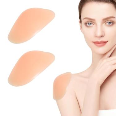 Imagem de Ombreiras invisíveis de silicone, ombro de silicone, blazer feminino e masculino (Cor da pele)