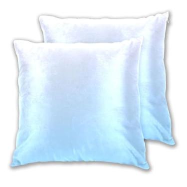 Imagem de Joitme Conjunto de 2 capas de almofadas gradientes azul celeste, almofadas de sofá grandes para sala de estar, 50 x 50 cm, 2 peças