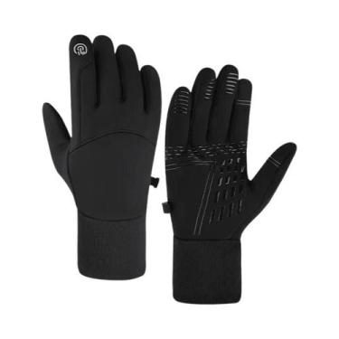Imagem de Luvas De Inverno Unissex Impermeáveis E À Prova De Vento Com Tela Sens