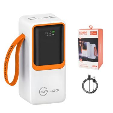 Imagem de ANJ.GG Power Bank, USB Type-C, para Smartphones, Aleatório, 20000/30000/50000mAh, Carregamento Rápido, 33W~66W, Bateria, Portátil