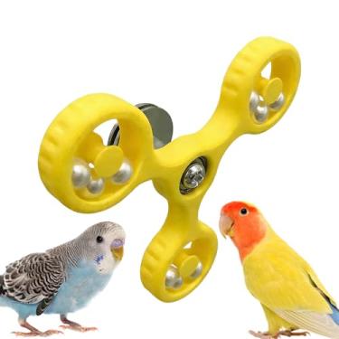 Imagem de Brinquedo Para Pássaros | Moinho de Giratório para Gaiola - Brinquedos Conures | Para Periquitos Aratingas e Agapórnis Alívio do Tédio Enriquecimento Ambiental