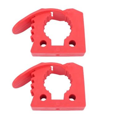 Imagem de Fabater Conjunto de Suporte Resistente de Montagem de pá de Liberação Rápida para Aventuras Off-road, Universal para Trem de Barco de Caminhão Atv Utv Rv van, Metal + Plástico (Vermelho 2 unidades)