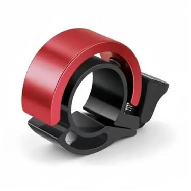 Imagem de Sino de bicicleta clássico - buzina de segurança giratória para adultos, crianças e mulheres, buzina de aviso de ciclismo universal e acessório de equipamento(Red-single22-1pcs)