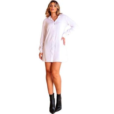 Imagem de Chemise Camisão Max Camisa Manga Longa Vestidos Femininos - GISELE FRE