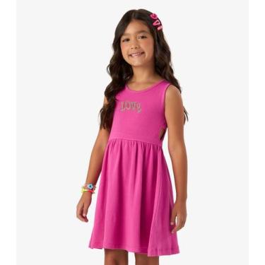 Imagem de Vestido em Ribana 2x1 Rovi Kids Rosa, 12, Rosa