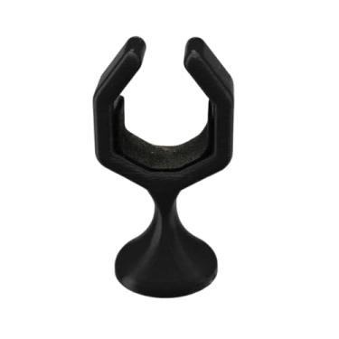 Imagem de simhoa Apoio de mão para taco de bilhar, suporte fácil de usar para estabilizador de mesa de bilhar, Preto