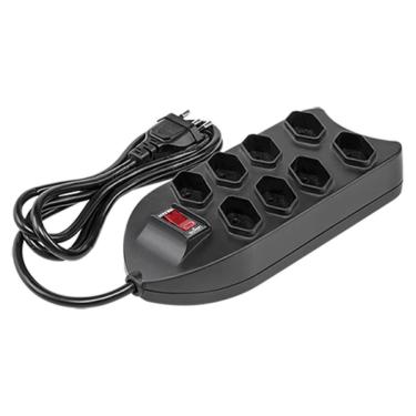 Imagem de Protetor Eletrônico C-8 Tomadas Epe1008 Preto