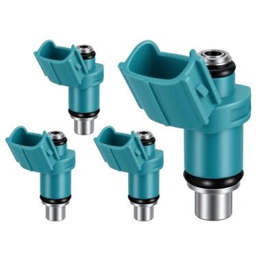 Imagem de 2005-2009 4 peças de injetores de combustível compatíveis com Yamaha Outboard 30HP 40HP 50HP 60HP 70HP 4-Stroke 2-Stroke F50 T50 F60 T60 Substitua 6C5-13761-00-00