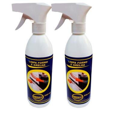 Imagem de 2x Limpa Grelhas Chapas Fogões Fornos Espetos Churrasqueira - Siláqua