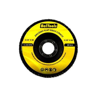 Imagem de Disco Flap Cônico 4.1/2 Para Metal Grão 50 Beltools