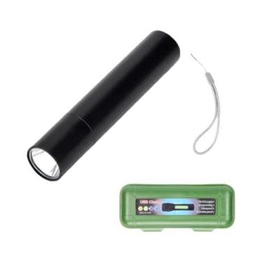 Imagem de Lanterna Mini À Prova d'Água Com Carregamento USB, 3 Modos, Lanterna D
