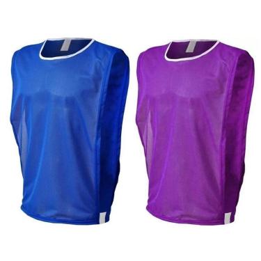 Imagem de Kit Misto com 10 Coletes de Futebol (5 Azul e 5 Roxo) - TRB-Unissex
