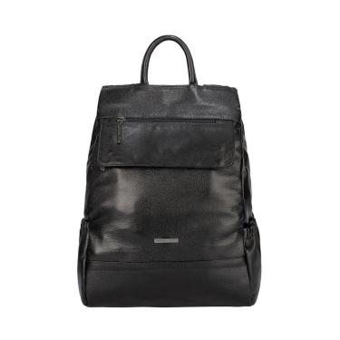 Imagem de Mochila antifurto de Couro liso Suelen-Feminino