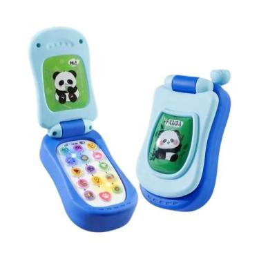 Imagem de Brinquedo Educacional Musical Para Crianças, Telefone Flip De Simulaçã