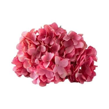 Imagem de Flores Artificiais De Hortênsia De Seda Em Vaso Para Decoração De Casa