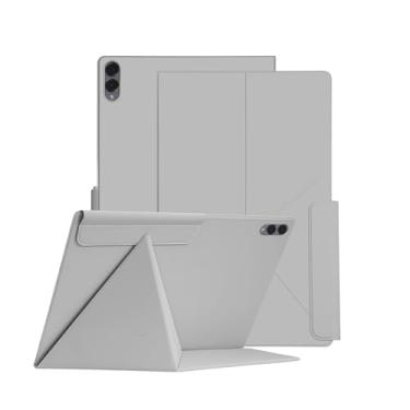 Imagem de Capa magnética para Samsung Galaxy Tab S11 Ultra 14,6 polegadas 2025 - Tablet modelo SM-X930/SM-X936 com suporte para S-Pen, capa para tablet inteligente despertar/hibernar automaticamente, cinza