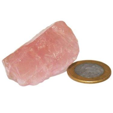 Imagem de Quartzo Rosa Extra 30 a 45mm Média 35 g Pedra Bruta Classe A - Cristai