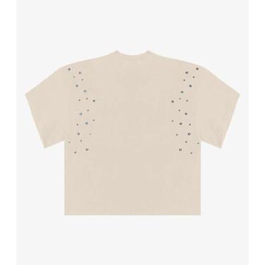 Imagem de T- Shirt Feminina Gola Alta em Malhão Endless Bege, G, Bege