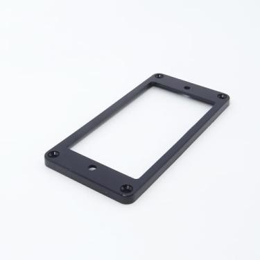 Imagem de Moldura Captador Humbucker Plana Reta Braço Preto