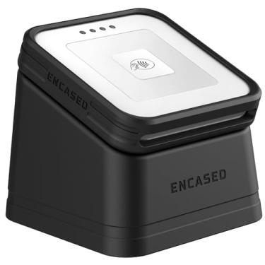 Imagem de Encased Capa protetora para leitor de cartão quadrado (2ª geração) - Conjunto de capa magnética e suporte de exibição com base antiderrapante (preto)