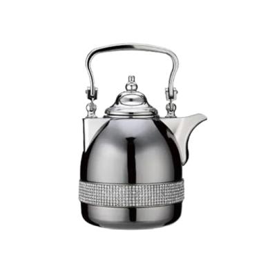 Imagem de Recipiente de vidro espesso doméstico clássico de 1000 ml, garrafa de água quente de grande capacidade, frasco a vácuo (dourado)