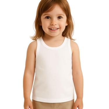 Imagem de Camiseta Regata Nadador Básica Infantil Menina Kyly-Feminino