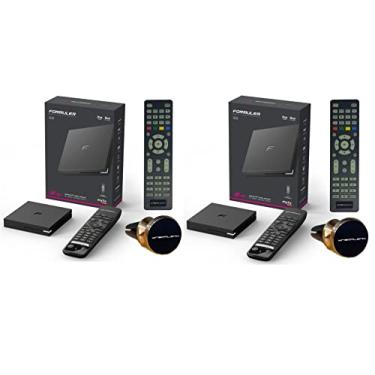 Imagem de Pacote com 2 - Formuler Z10 Android 10 banda dupla 5G 2GB RAM 8GB ROM 4K + suporte extra magnético para carro + controle remoto extra luminoso pacote com 2